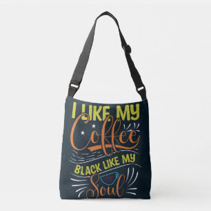 Coffee T-shirt Design Crossbody Bag