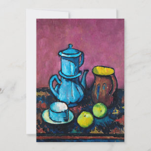 Coffee Tableware and Apples Alexander Kanoldt