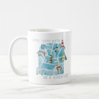 Coffee Tastes Better on an Adventure Mug