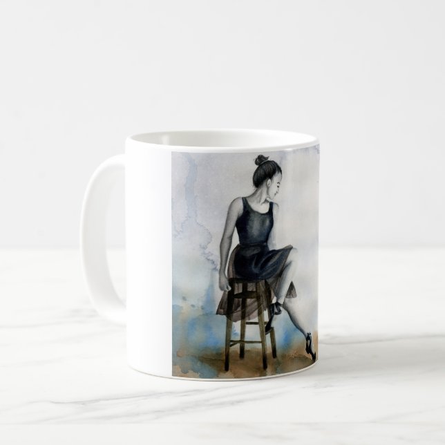 Coffee Tea Hot Cocoa Dancer Ballet Ballerina Mug (Front Left)