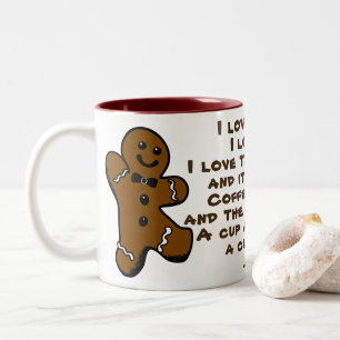 Coffee & Tea, Java & Me Gingerbread Man Mug