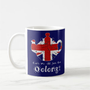 Coffee Tea Mug British Teapot Funny Oolong Citatio