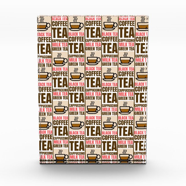 COFFEE TEA PATTERN, Photo Block (Front)