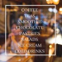 Coffee Tea Salads Window Vinyls Transparent | Food