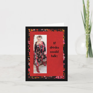 Coffee, Tea, Tequila Humourous Card