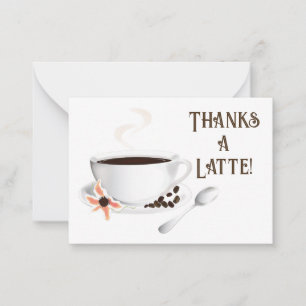 Coffee Thank You Card