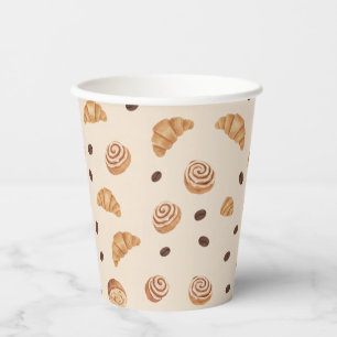 Coffee Theme Paper Cup Cinnamon Roll Baby Shower