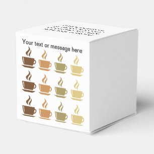 Coffee Theme Party Favour Box