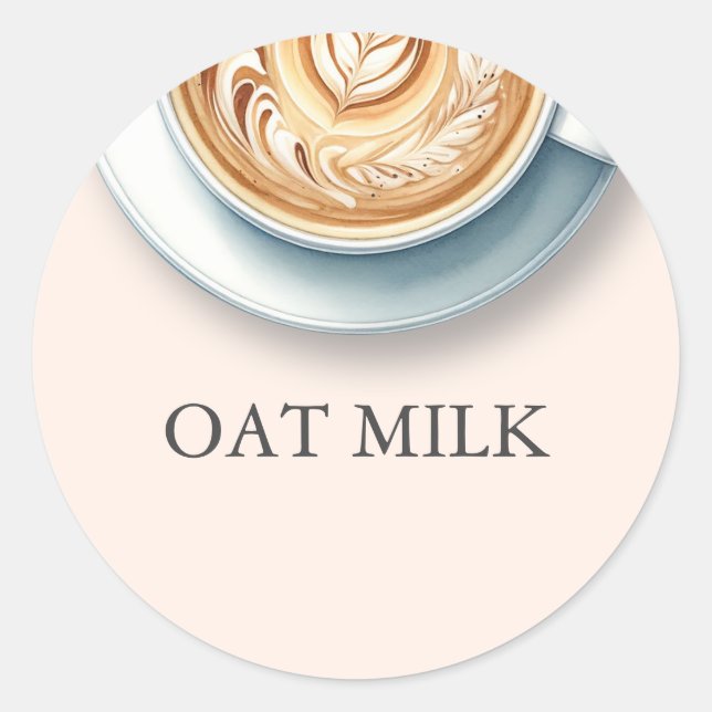 Coffee-Themed Bridal Shower Labels (Front)