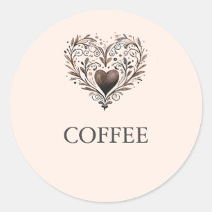 Coffee-Themed Bridal Shower Labels for Coffee Bar