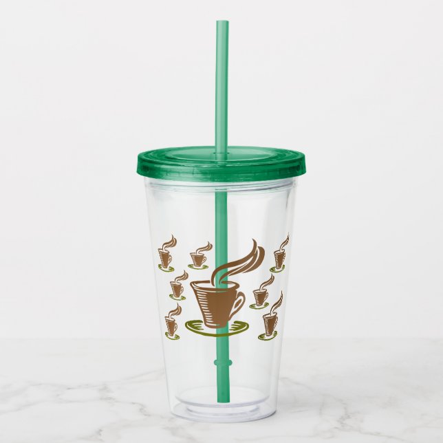Coffee Themed Tumbler (Front)