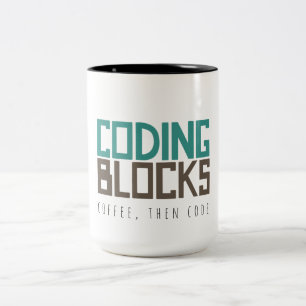 Coffee, Then Code Two-Tone Coffee Mug