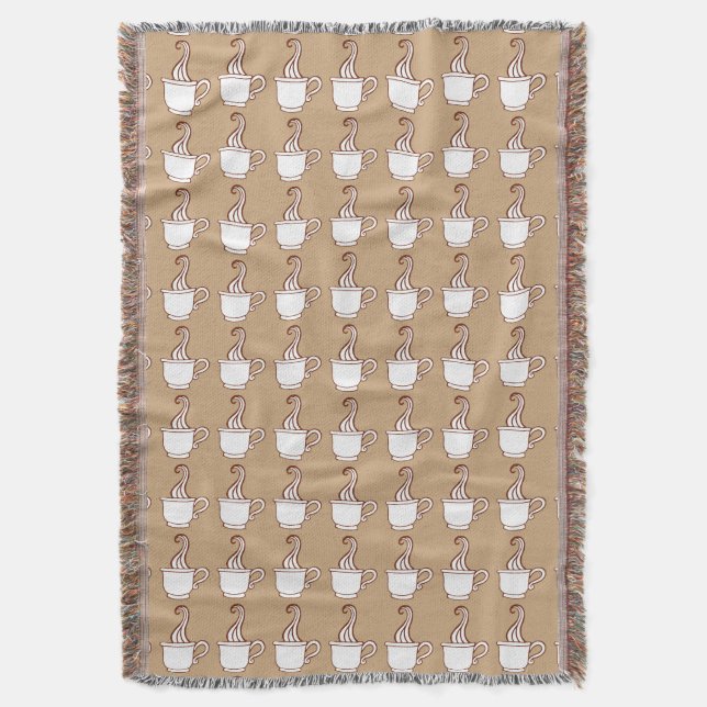 Coffee Throw Blanket Gift (Front Vertical)