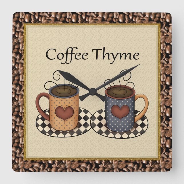 Coffee Thyme clock (Front)