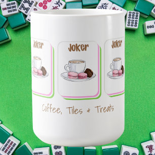 Coffee, Tiles & Treats Mahjong  / Cute Mahj Coffee Mug