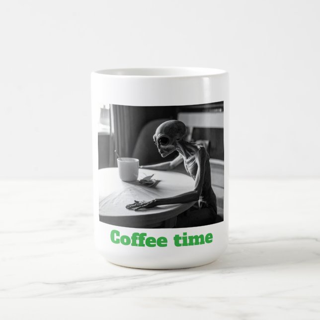 Coffee time alien mug (Center)
