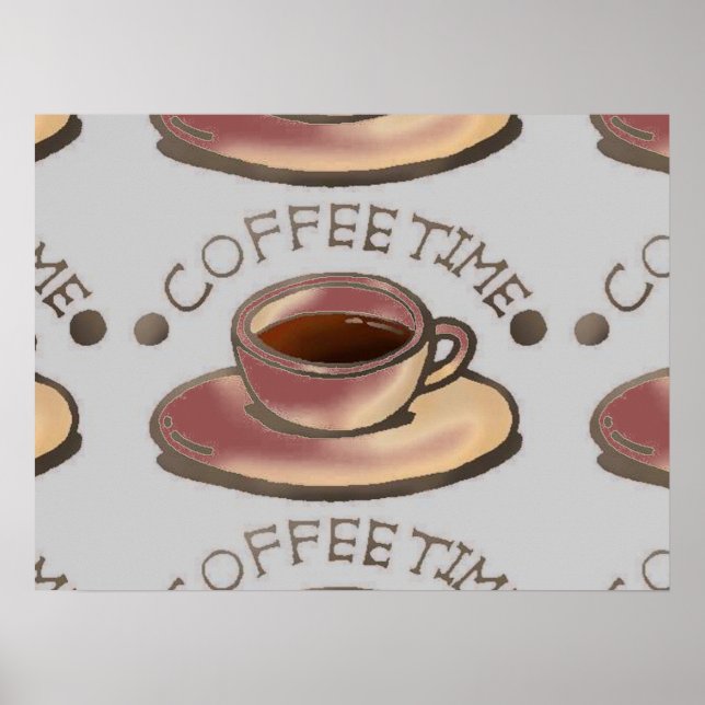 COFFEE TIME ART POSTER (Front)