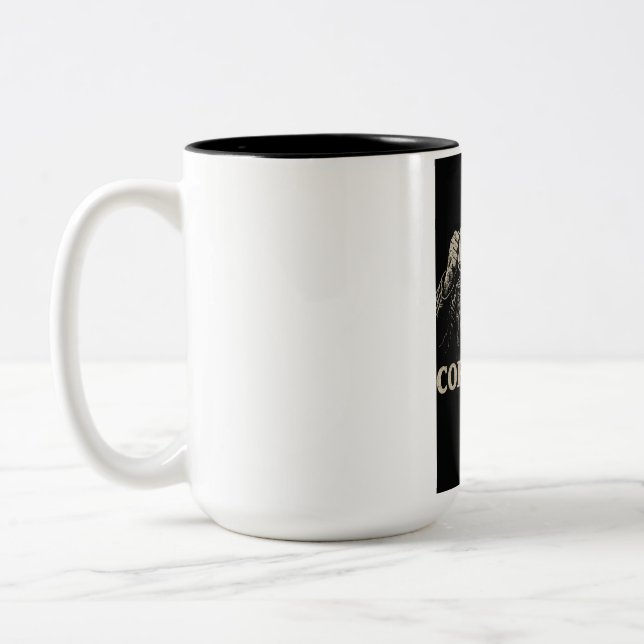 COFFEE TIME, BABY Two-Tone COFFEE MUG (Left)