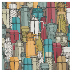 coffee time fabric