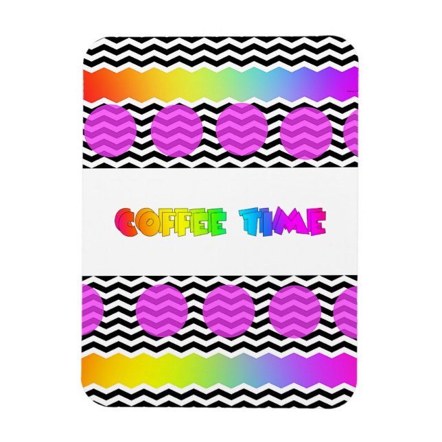 COFFEE TIME Refrigerator  Magnet (Vertical)