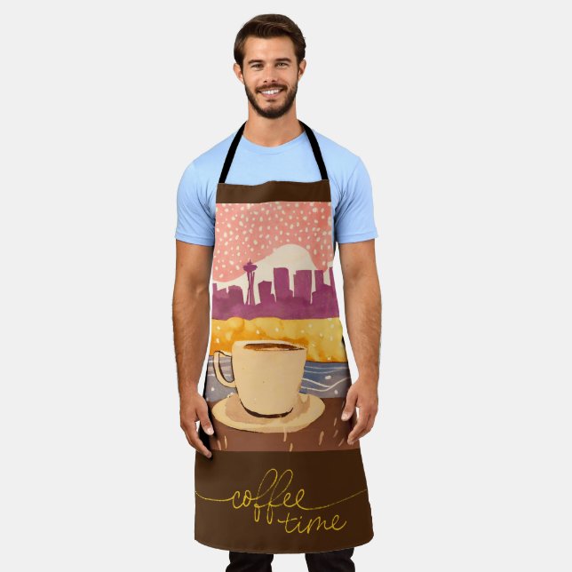 Coffee Time Seattle Apron (Worn)
