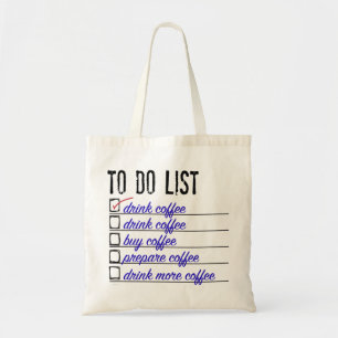 Coffee To-do-list Budget Tote Bag