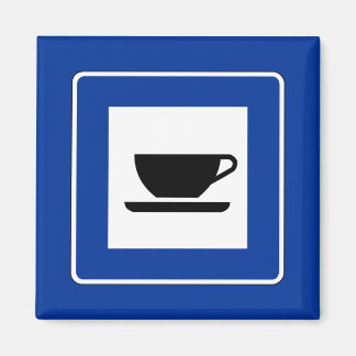 Coffee Traffic Sign Magnet