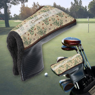 Coffee Tree Pattern Golf Head Cover