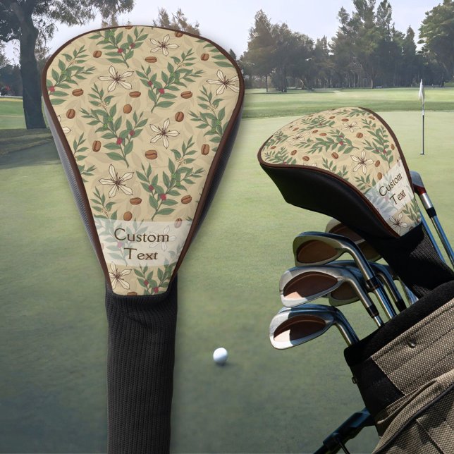 Coffee Tree Pattern Golf Head Cover (Creator Uploaded)