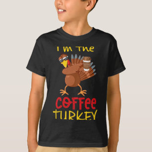 Coffee Turkey Matching Family Group Thanksgiving P T-Shirt