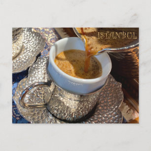 Coffee, Turkish Coffee Istanbul Postcard