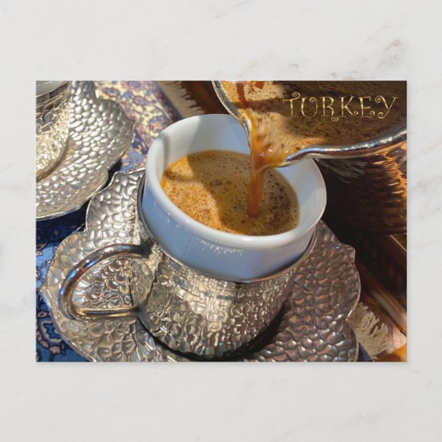 Coffee, Turkish Coffee Postcard (Front)