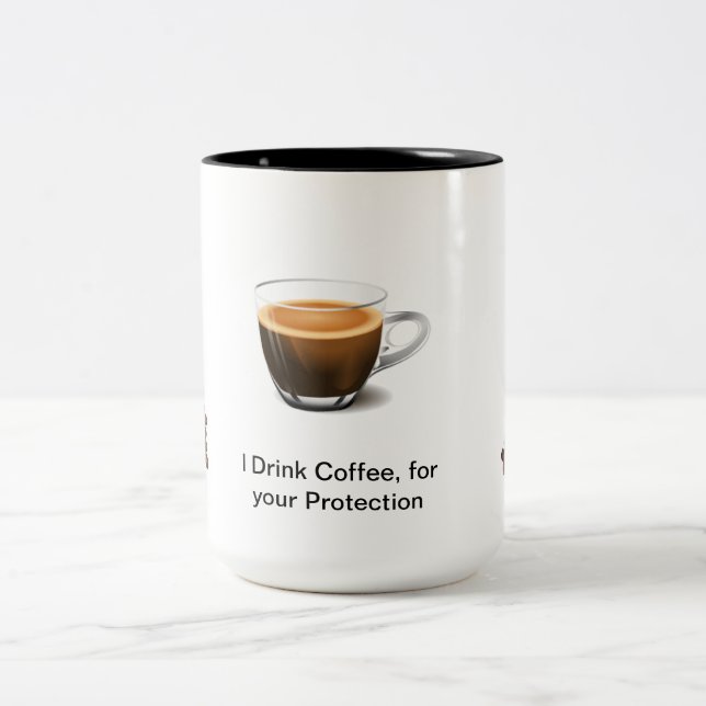 Coffee Two-Tone Coffee Mug (Center)