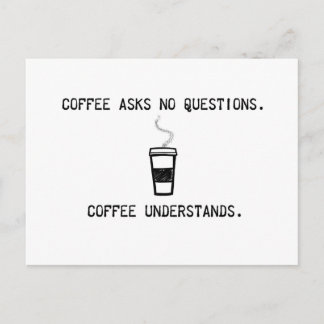Coffee Understands Postcard