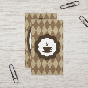 coffee vintage business card