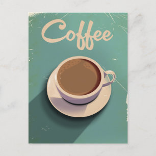 Coffee Vintage commercial Postcard