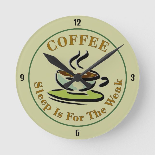 Coffee, Wall Clock (Front)