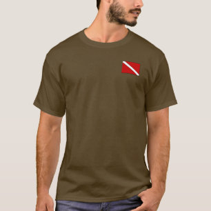Coffee Warms a Diver Twice - T Shirt