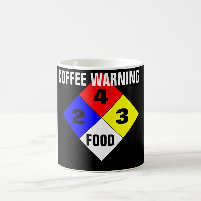Coffee Warning Coffee Mug (Center)