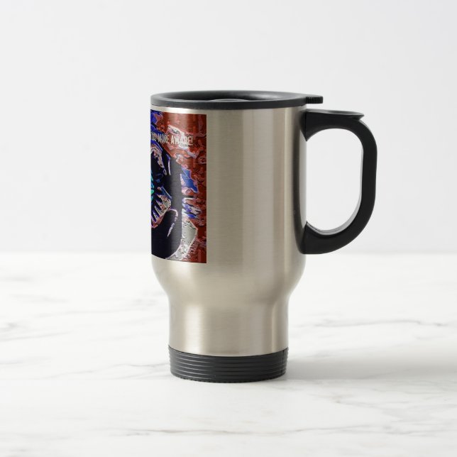 Coffee WARNING! Travel Mug (Right)