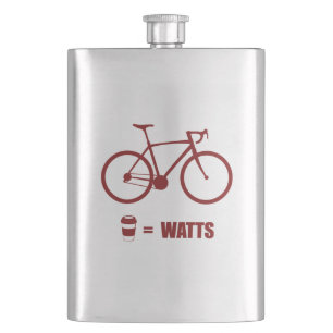 Coffee = Watts Hip Flask