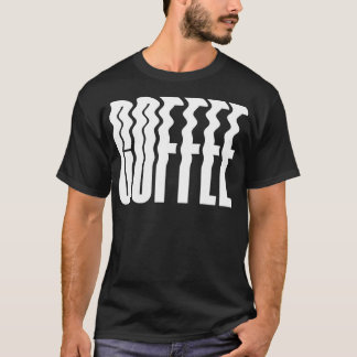 Coffee Wavy Bold Text T-Shirt