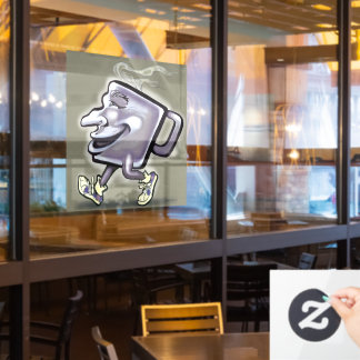 Coffee Window Cling