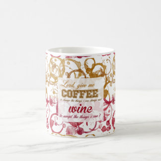 Coffee Wine Fun Quote Coffee Mug