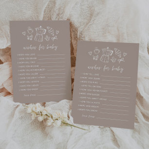 Coffee Wishes for Baby Card Game