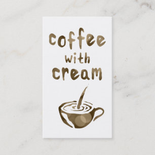 coffee with cream punch card bokeh