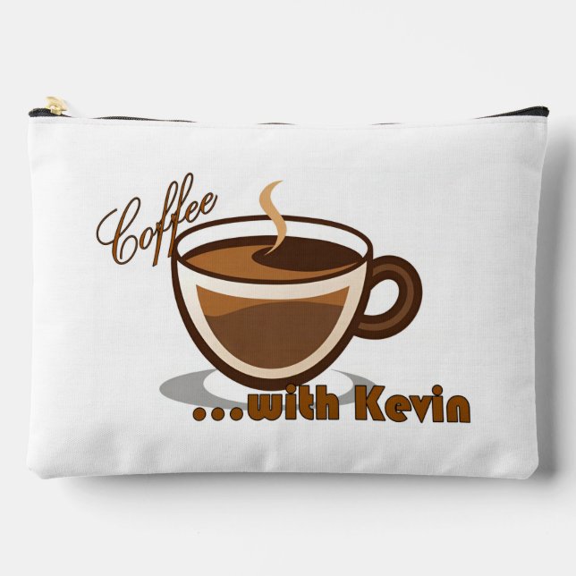 Coffee with Kevin Print Cut Sew Bag (Front)