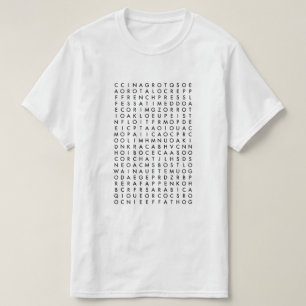 coffee word search puzzle T-Shirt