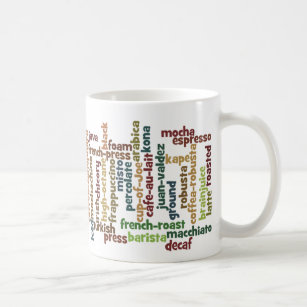 Coffee Words Coffee Mug