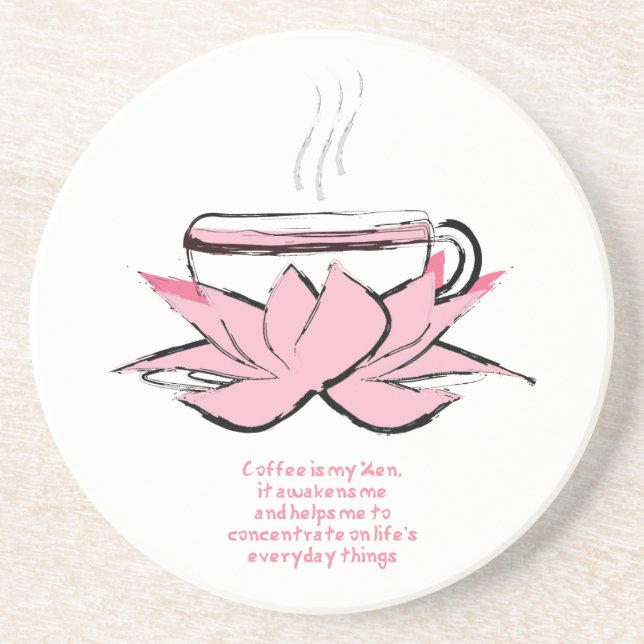 coffee zen coaster (Front)